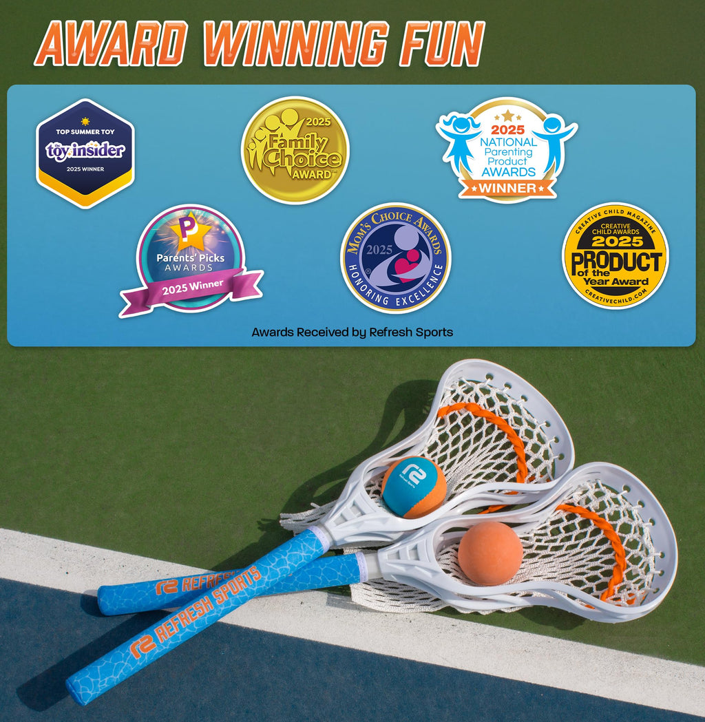 Mini Toss Lacrosse Sticks - Pool Games & Outdoor Beach Lacrosse Gifts - Best Beach Toys for Kids All Ages & Gifts for Teen Boys Ages 3 4 5 6 7 8 9 10 11 12 + Year Old Boys Toys Gift Ideas 2026