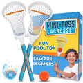 Mini Toss Lacrosse Sticks - Pool Games & Outdoor Beach Lacrosse Gifts - Best Beach Toys for Kids All Ages & Gifts for Teen Boys Ages 3 4 5 6 7 8 9 10 11 12 + Year Old Boys Toys Gift Ideas 2026