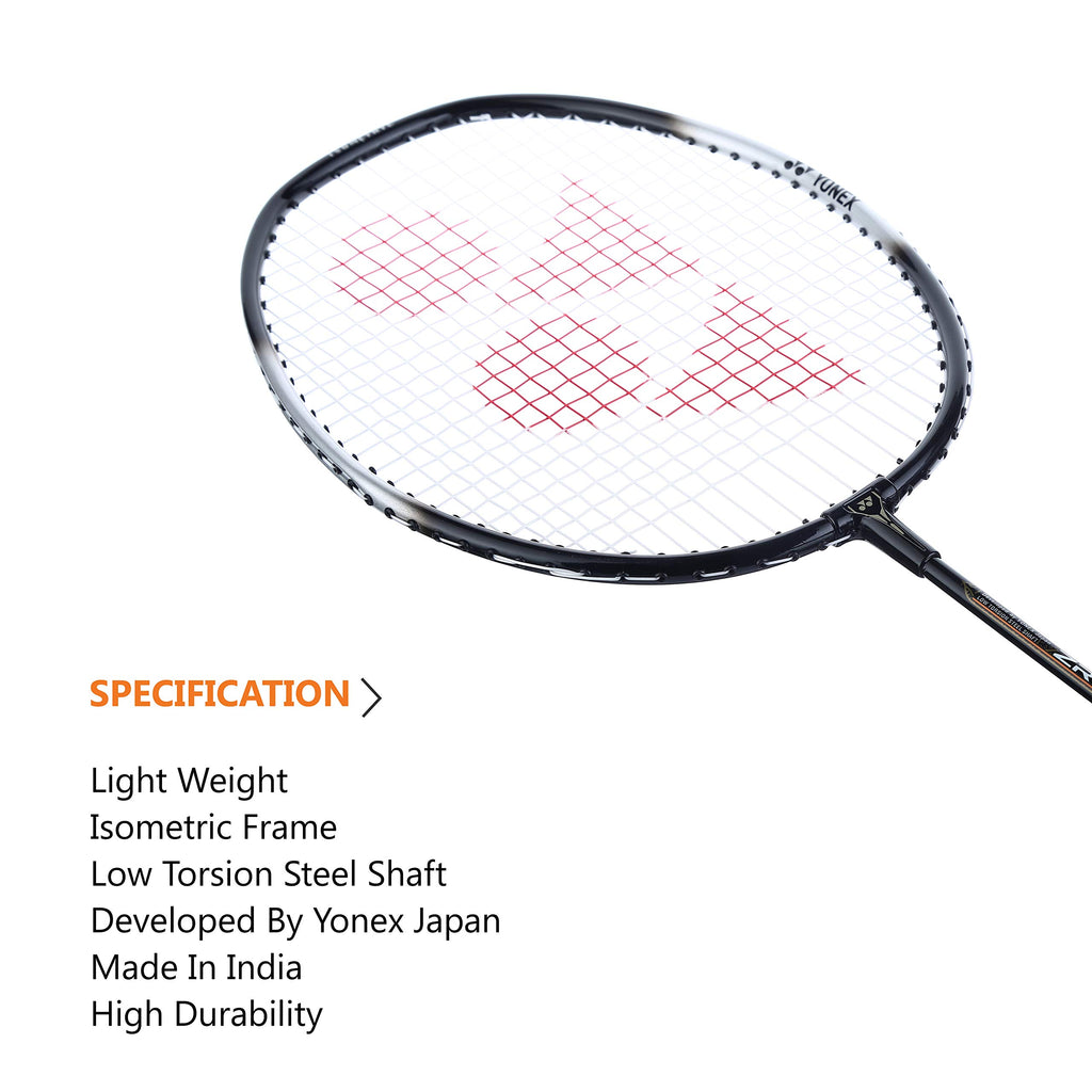 YONEX ZR 100 Light Aluminum Blend Badminton Racquet with Full Cover, Set of 2