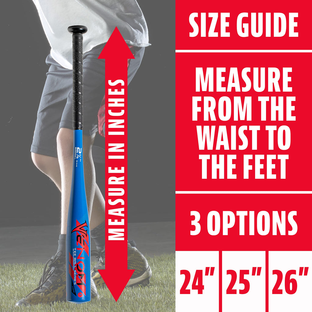 Franklin Sports Venom 1100 Official Teeball Bat - 24" (-11)