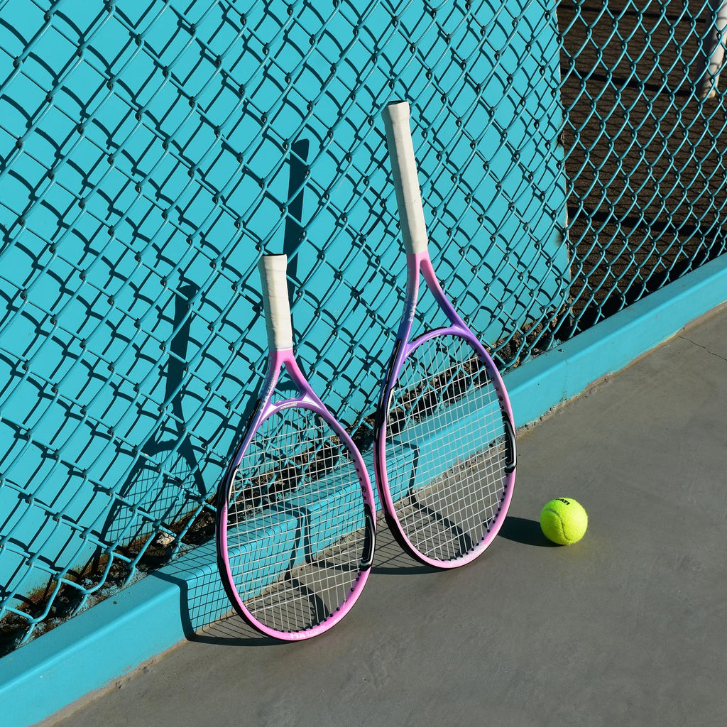 Senston 23" Tennis Racket for Kids Children Boys Girls Tennis Racquets Kids Tennis Racket Pink Color