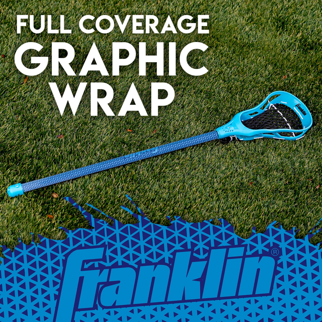 Franklin Sports Future Champs Youth Lacrosse Stick + Ball Set - Blue